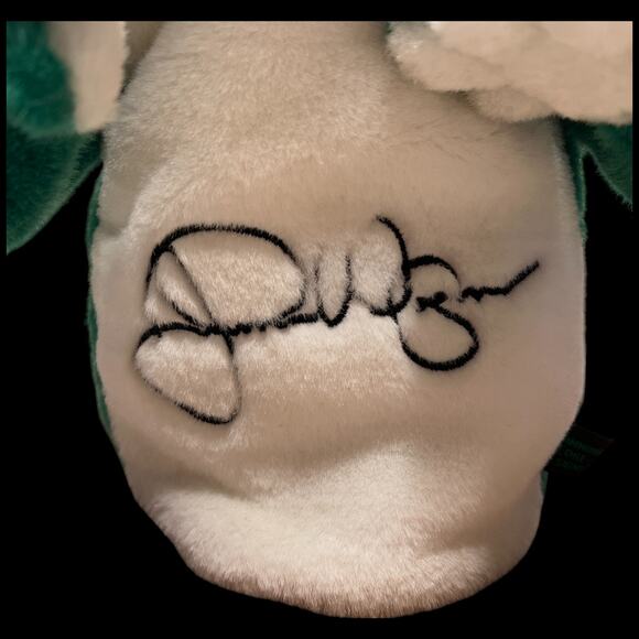 WINNING EDGE DESIGNS Geico Gecko Joe Durant Signed Golf Head Cover Vintage 2003 - Picture 7 of 9